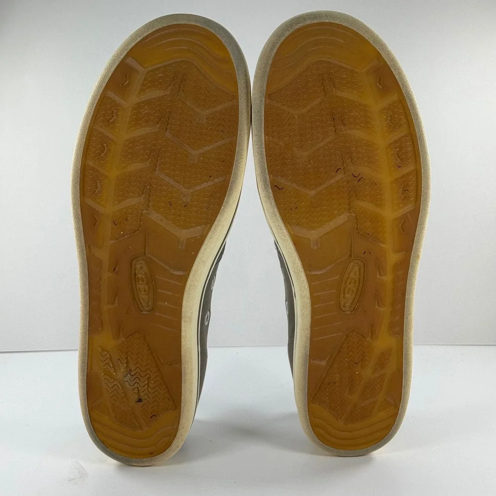 Keen Elsa Lite Slip On Canvas Sneakers Grey Mens 11 1026468‎ LUFTcell